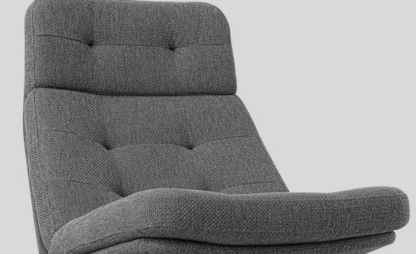 صندلی چرخدار لجده خاکستری/مشکی ایکیا مدل HAVBERG