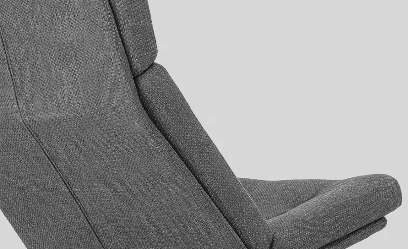 صندلی چرخدار لجده خاکستری/مشکی ایکیا مدل HAVBERG