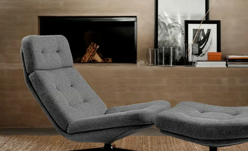 صندلی چرخدار لجده خاکستری/مشکی ایکیا مدل HAVBERG