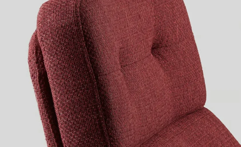 صندلی چرخدار لجده قرمز/قهوه ای ایکیا مدل HAVBERG