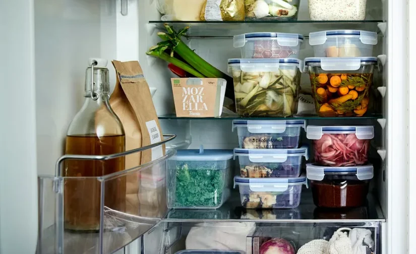 مجموعه 6 عددی ظرف غذا با درب پلاستیکی ایکیا مدل IKEA 365+