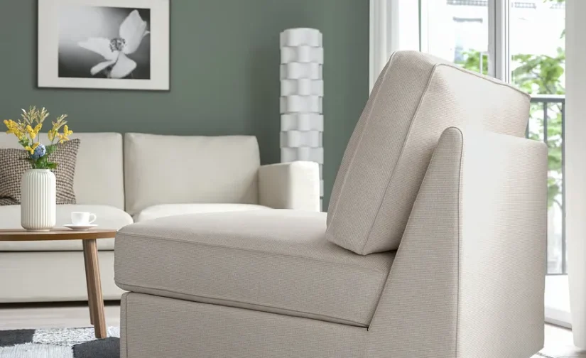 مبل تختخواب شو یک نفره بژ روشن ایکیا مدل KIVIK