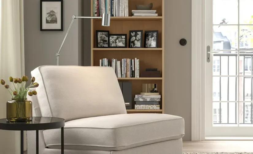 مبل تختخواب شو یک نفره بژ روشن ایکیا مدل KIVIK