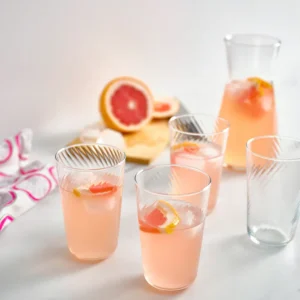 لیوان شیشه ای شفاف 400 میلی لیتر ایکیا مدل KLIPPLAX