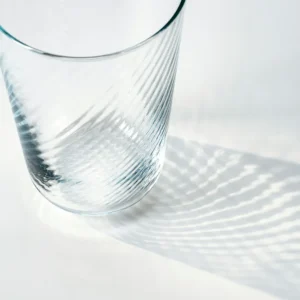 لیوان شیشه ای شفاف 400 میلی لیتر ایکیا مدل KLIPPLAX