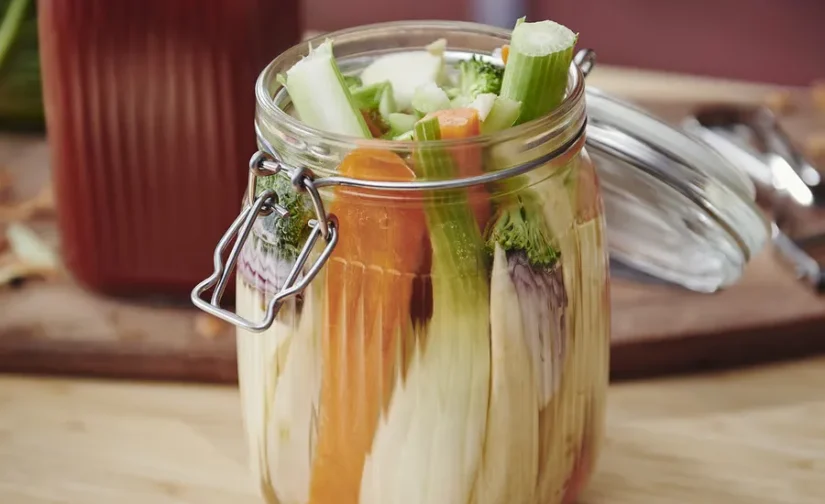 جار شیشه ای با درب شیشه شفاف ۱ لیتر ایکیا مدل KÖSSEBÄR