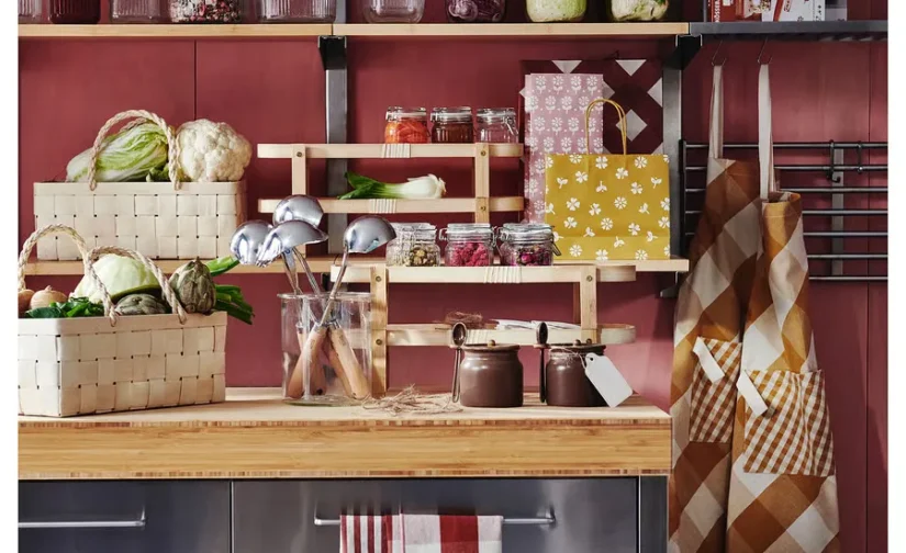 جار شیشه ای با درب شیشه شفاف ۱ لیتر ایکیا مدل KÖSSEBÄR