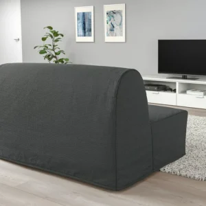 مبل تختخواب شو 2نفره ونسبرو خاکستری تیره ایکیا مدل LYCKSELE LÖVÅS