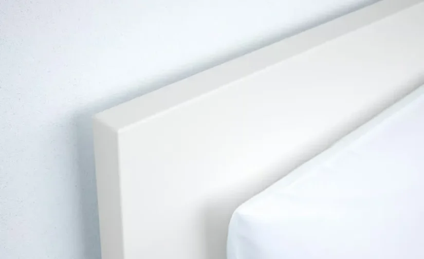 قاب تخت بلند سفید/لوری سایز ۱۲۰x۲۰۰ ایکیا مدل MALM