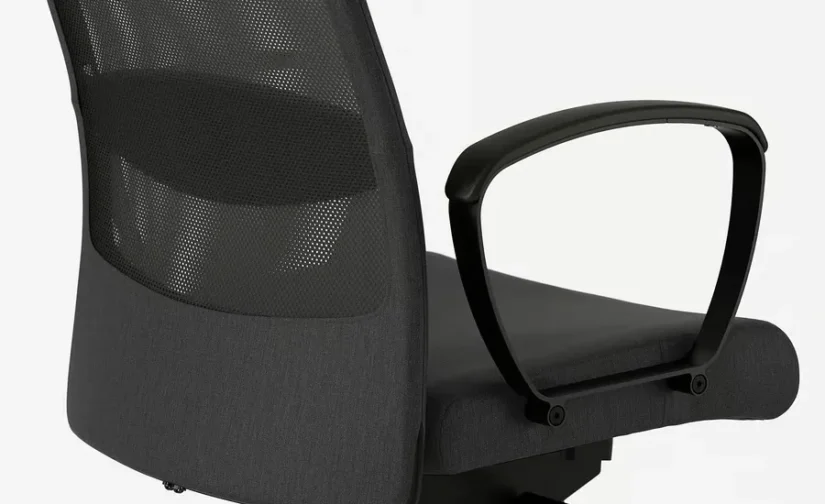 صندلی اداری ویسل خاکستری تیره متوسط ایکیا مدل MARKUS