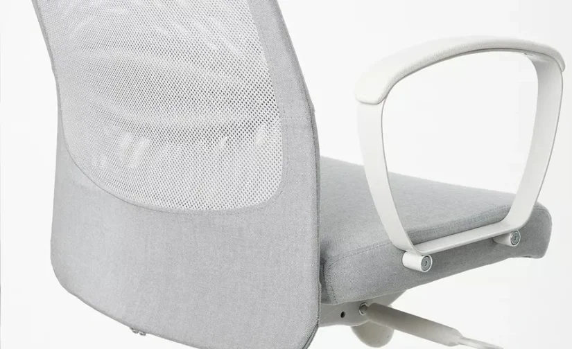 صندلی اداری ویسل خاکستری روشن متوسط ایکیا مدل MARKUS