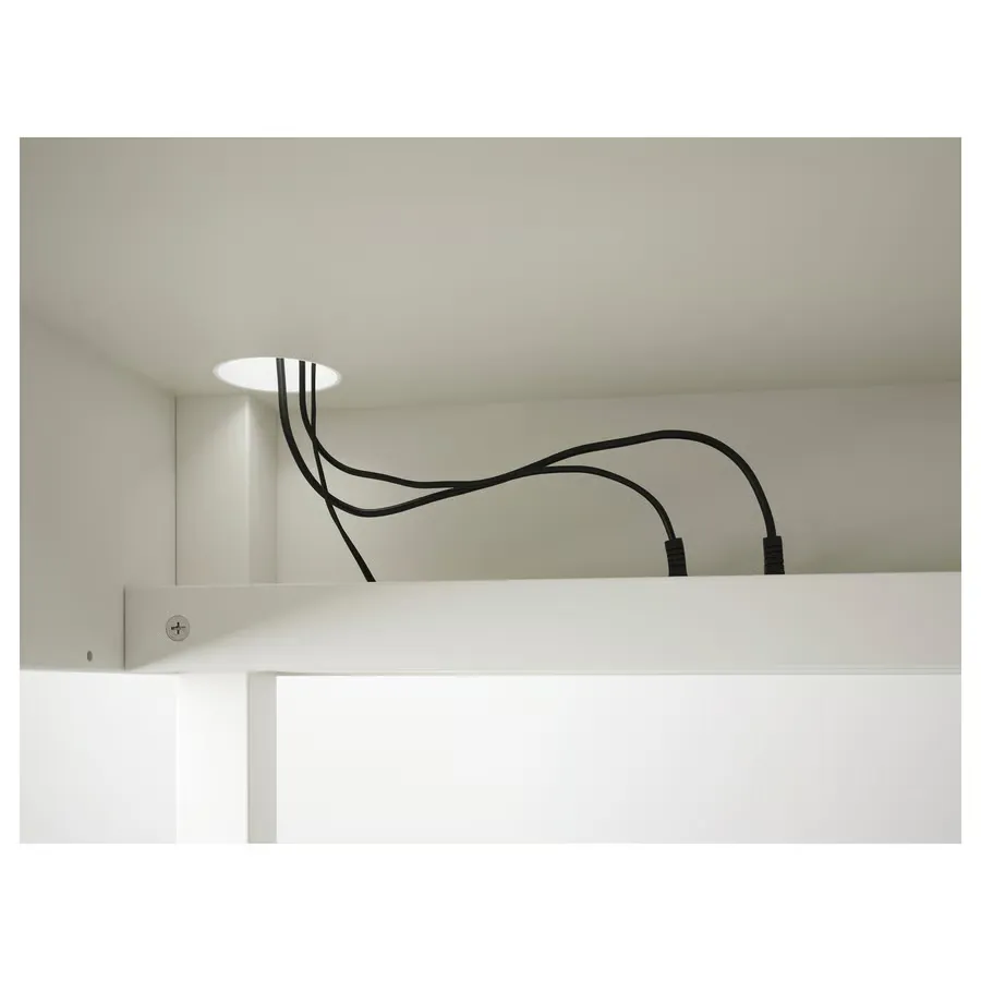 میز کار گوشهای سفید سایز ۱۰۰x۱۴۲ ایکیا مدل MICKE