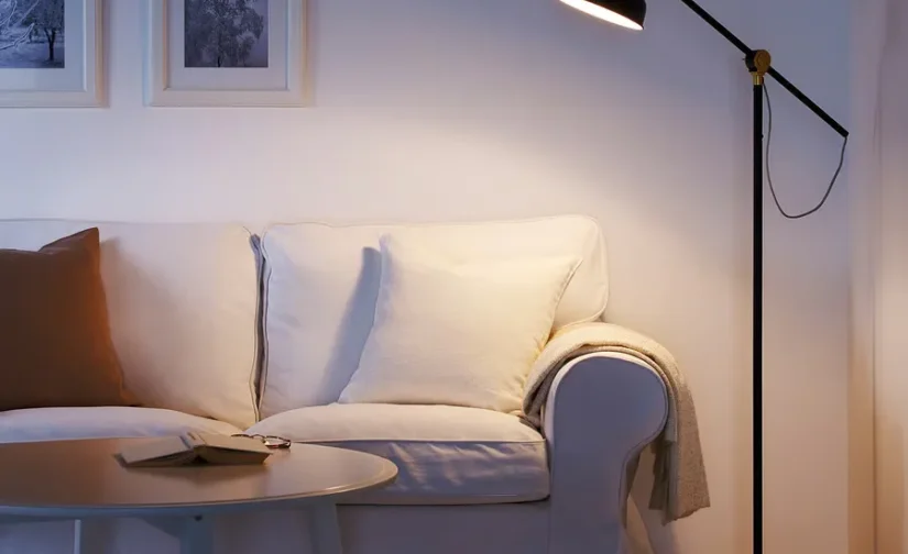 چراغ مطالعه/زمینی ایستاده مشکی ایکیا مدل RANARP