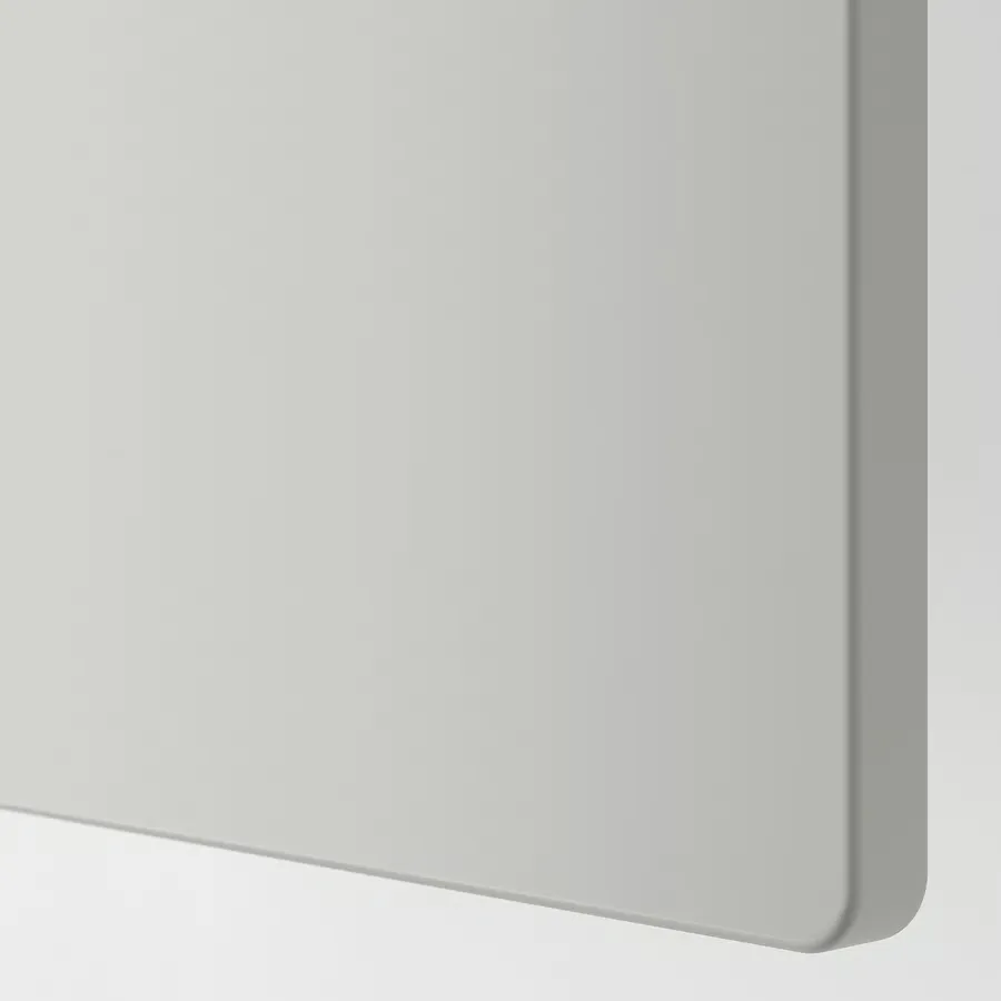 کمد لباس سفید و خاکستری/با ۳ کشو سایز ۶۰x۴۲x۱۸۱ ایکیا مدل SMÅSTAD / PLATSA