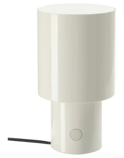 چراغ رومیزی سفید/قابل تنظیم نور ۲۲ سانتی‌متر ایکیا مدل SPETSBOJ