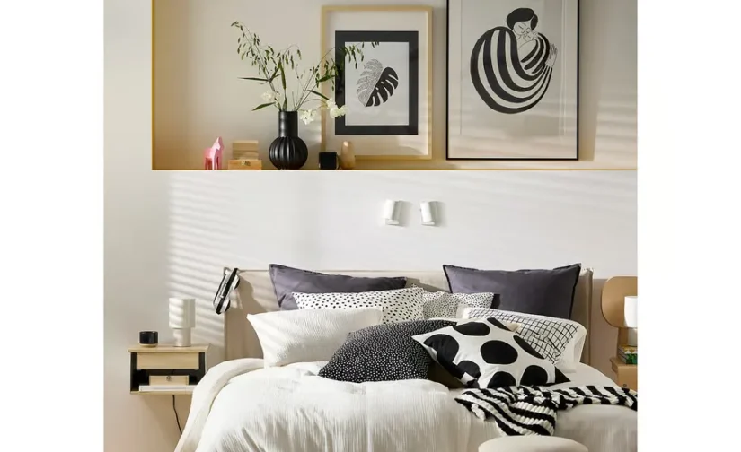 چراغ رومیزی سفید/قابل تنظیم نور ۲۲ سانتی‌متر ایکیا مدل SPETSBOJ