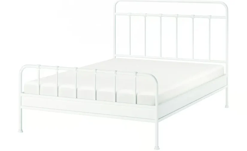 قاب تخت سفید/لوری سایز ۱۶۰x۲۰۰ ایکیا مدل STJÄRNÖ