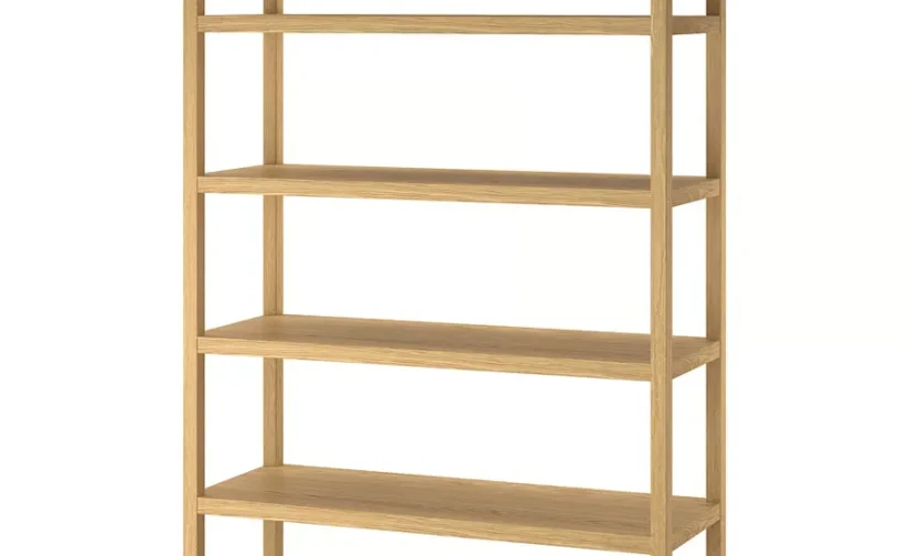 قفسه بندی روکش بلوط سایز ۱۲۰x۴۰x۱۸۸ ایکیا مدل STOCKHOLM 2025