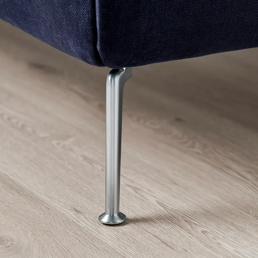 قاب تخت روکشدار تالمیرا آبی/مشکی سایز ۱۸۰x۲۰۰ ایکیا مدل TUFJORD