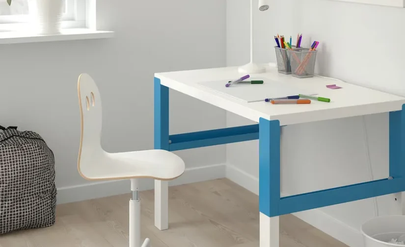 صندلی تحریر کودک سفید ایکیا مدل VALFRED / SIBBEN