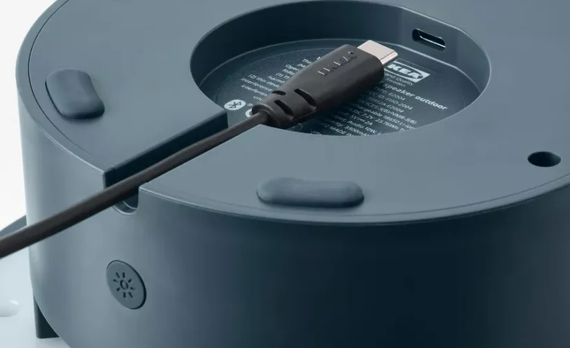 لامپ بلندگوی بلوتوث فضای باز/آبی ایکیا مدل VAPPEBY