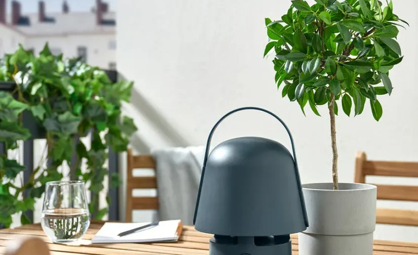 لامپ بلندگوی بلوتوث فضای باز/آبی ایکیا مدل VAPPEBY