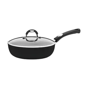 ماهیتابه آلومینیومی مشکی القایی موناکو سایز ۲۴ و ۲.۷ لیتری ترامونتینا