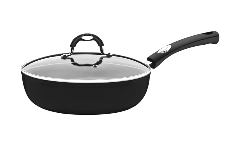 ماهیتابه آلومینیومی مشکی القایی موناکو سایز ۲۴ و ۲.۷ لیتری ترامونتینا