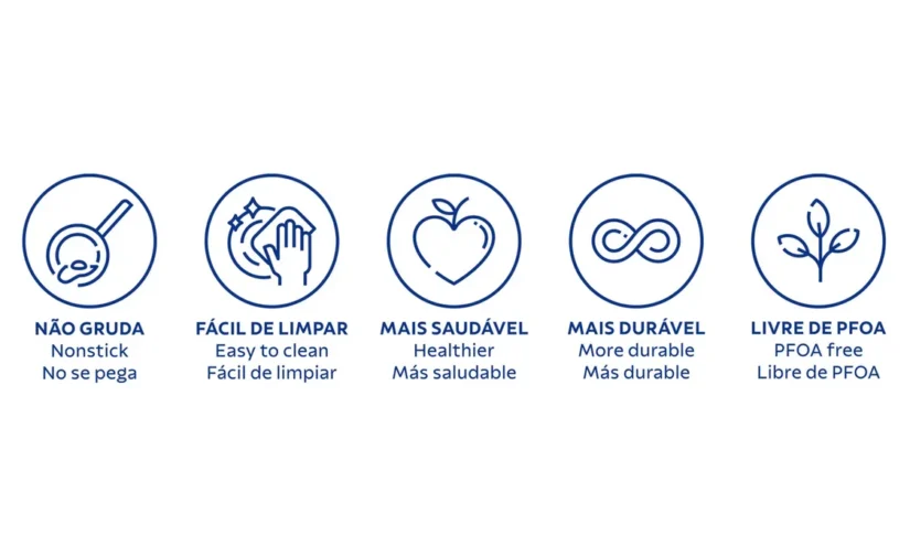 سرویس قابلمه آلومینیومی رنگ سربی ترامونتینا پاریس ۱۵ پارچه