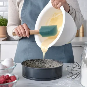 کفگیر ست ۲ عددی چوبی/خاکستری تیره-سبز ایکیا مدل BÄCKRÖDING