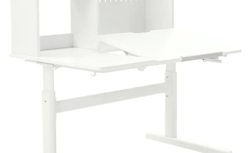 میز تحریر سفید/قابل تنظیم سایز ۱۰۰x۷۰ ایکیا مدل BERGLÄRKA