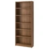 کتابخانه طرح گردوی قهوه‌ای سایز ۸۰x۲۸x۲۰۲ ایکیا مدل BILLY