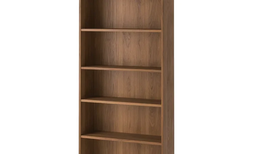 کتابخانه طرح گردوی قهوه‌ای سایز ۸۰x۲۸x۲۰۲ ایکیا مدل BILLY