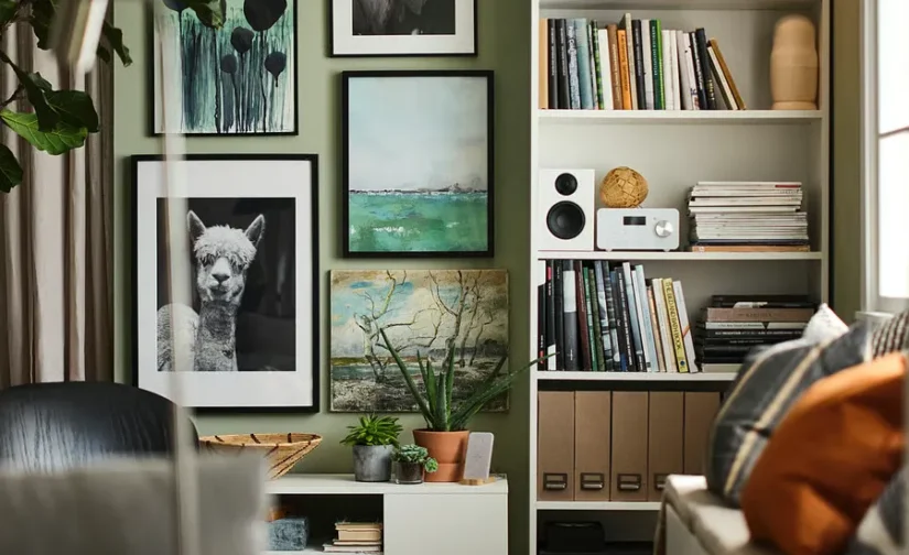 کتابخانه سفید سایز ۸۰x۲۸x۲۰۲ ایکیا مدل BILLY