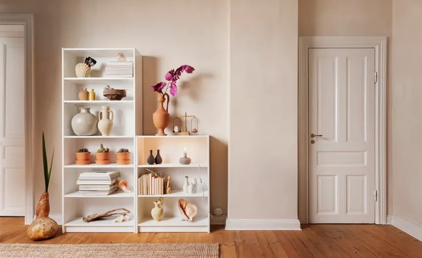 کتابخانه سفید سایز ۸۰x۲۸x۲۰۲ ایکیا مدل BILLY