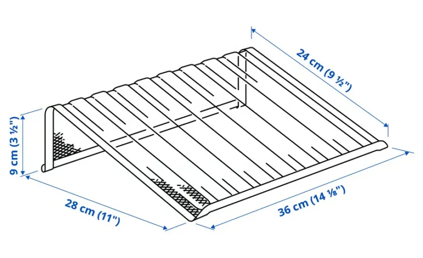 کول پد لپتاپ سفید ایکیا مدل DRÖNJÖNS