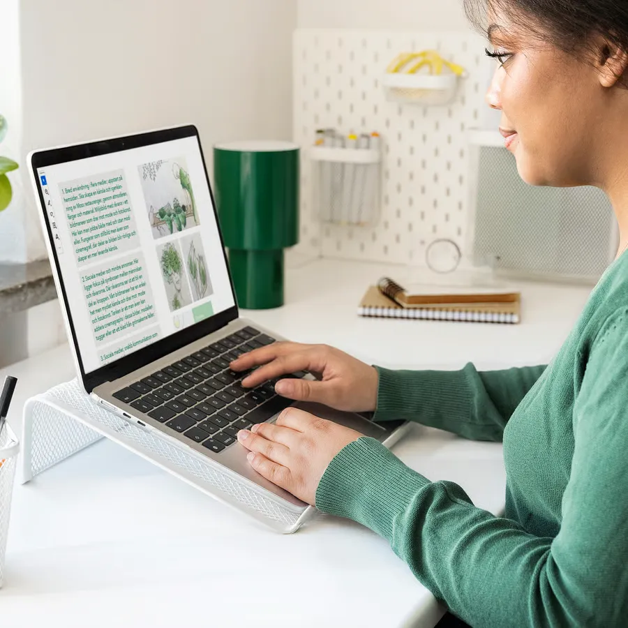 کول پد لپتاپ سفید ایکیا مدل DRÖNJÖNS