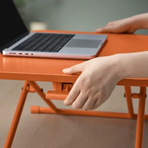 میز لپ‌تاپ نارنجی ۶۰x۴۰ ایکیا مدل DUBBLA