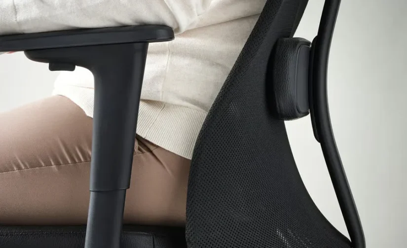 صندلی اداری با دسته مشکی ایکیا مدل JÄRVFJÄLLET