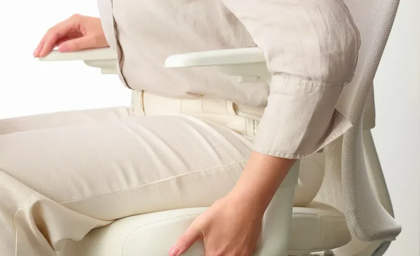 صندلی اداری با دسته سفید ایکیا مدل JÄRVFJÄLLET