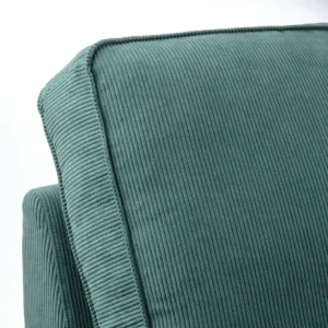 مبل راحتی دو نفره تیبلبی فیروزه ای/خاکستری ایکیا مدل KIVIK