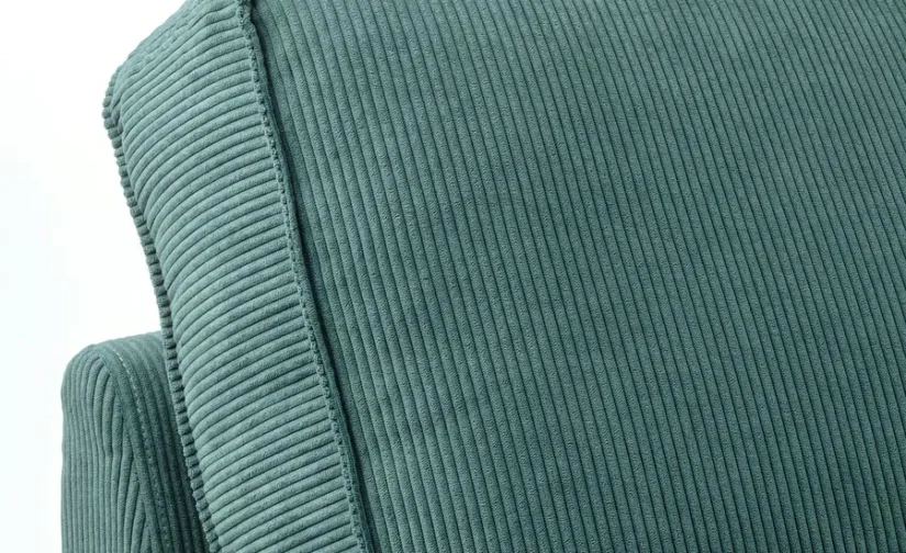 مبل راحتی دو نفره تیبلبی فیروزه ای/خاکستری ایکیا مدل KIVIK