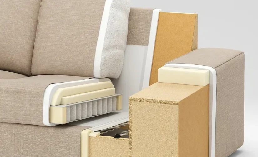 مبل راحتی دو نفره جمع و جور رنگ آنتراسیت ترسوند ایکیا مدل KIVIK