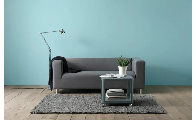 مبل دو نفره خاکستری ویسل ایکیا مدل KLIPPAN