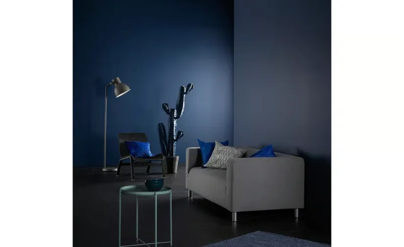 مبل دو نفره خاکستری ویسل ایکیا مدل KLIPPAN