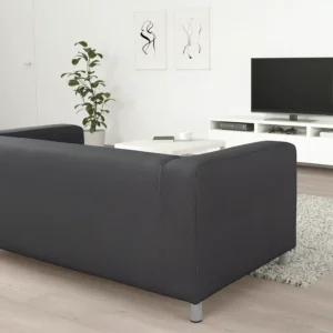 مبل دو نفره خاکستری ویسل ایکیا مدل KLIPPAN