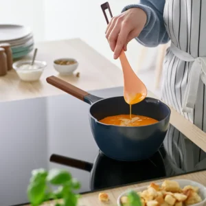 قاشق مخصوص آشپزی نارنجی روشن/قرمز تیره سایز۳۳ ایکیا مدل KNORRHANE