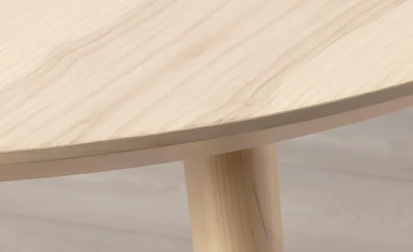 میز روکش روکش خاکستر سایز ۱۰۵ ایکیا مدل LISABO