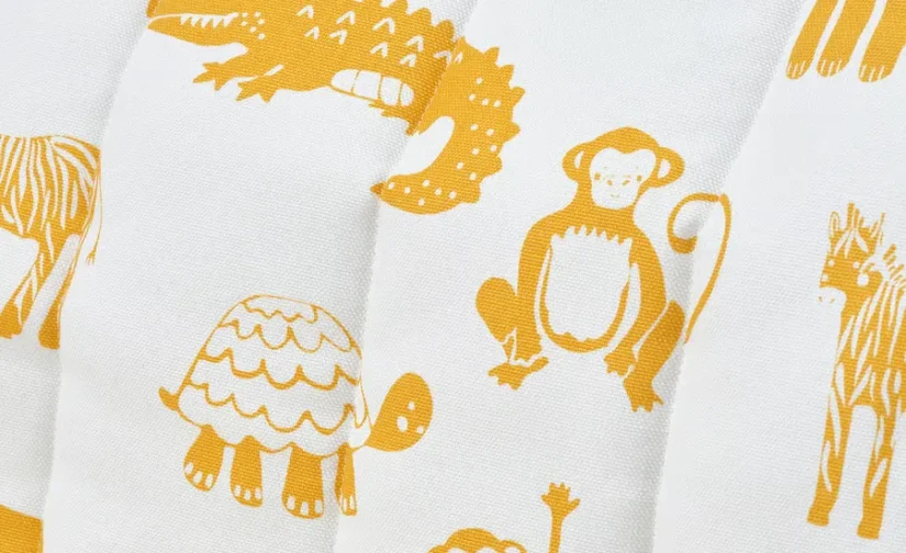 صندلی راحتی کودک روکش توس/طرح حیوانات اسکوگبو ایکیا مدل POÄNG