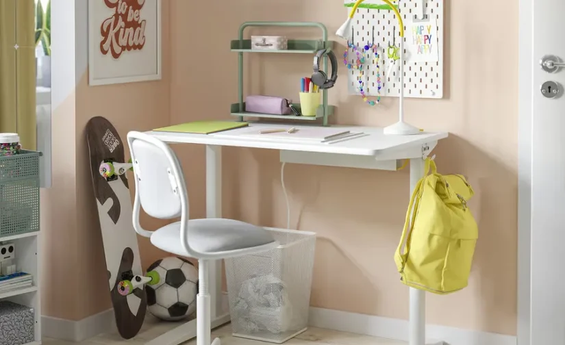 قفسه رومیزی خاکستری-سبز روشن سایز ۴۰x۳۷ ایکیا مدل RELATERA